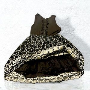 Stunning Anthropologie Black & White Dress